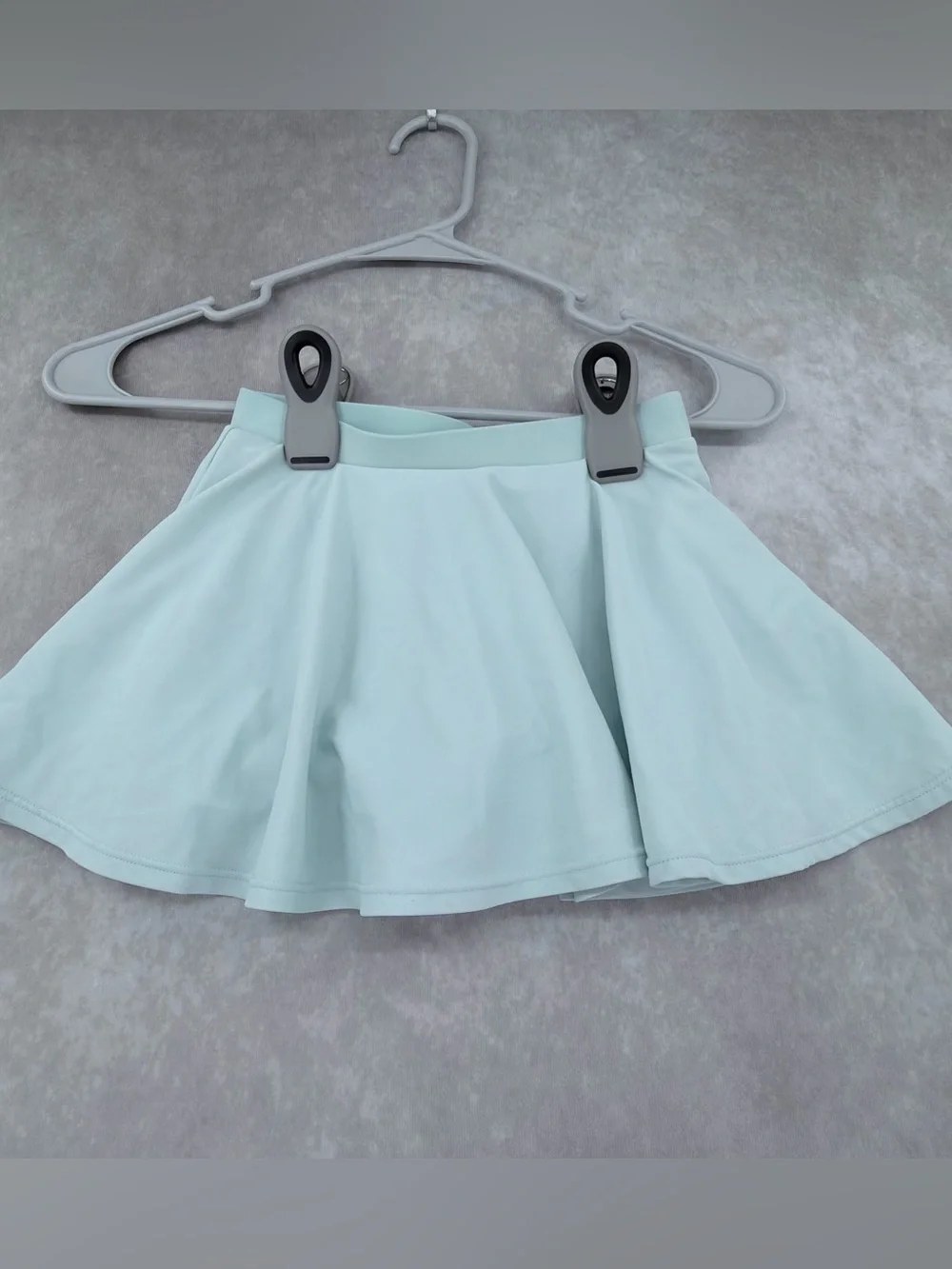 Girls Aqua Mermaid Scale Swim suit set skirt built in 6T
